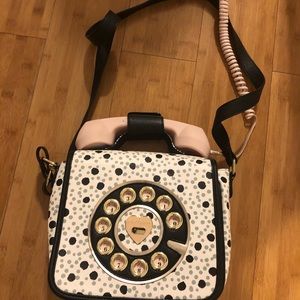 Betsy Johnson full sized phone crossbody